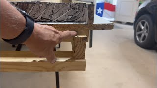 DYI'ing an Epoxy Live Edge Table.  Part 2 - Prep and Pour Epoxy, then detail the problems that