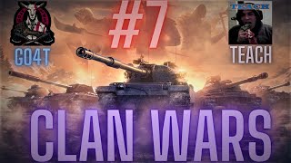 Clan Wars #7 - (GO4T) Vs (TEACH) - Prohorovka Map - World Of Tanks!