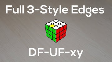 Full 3-Style Edge Commutators: DF-UF-xy