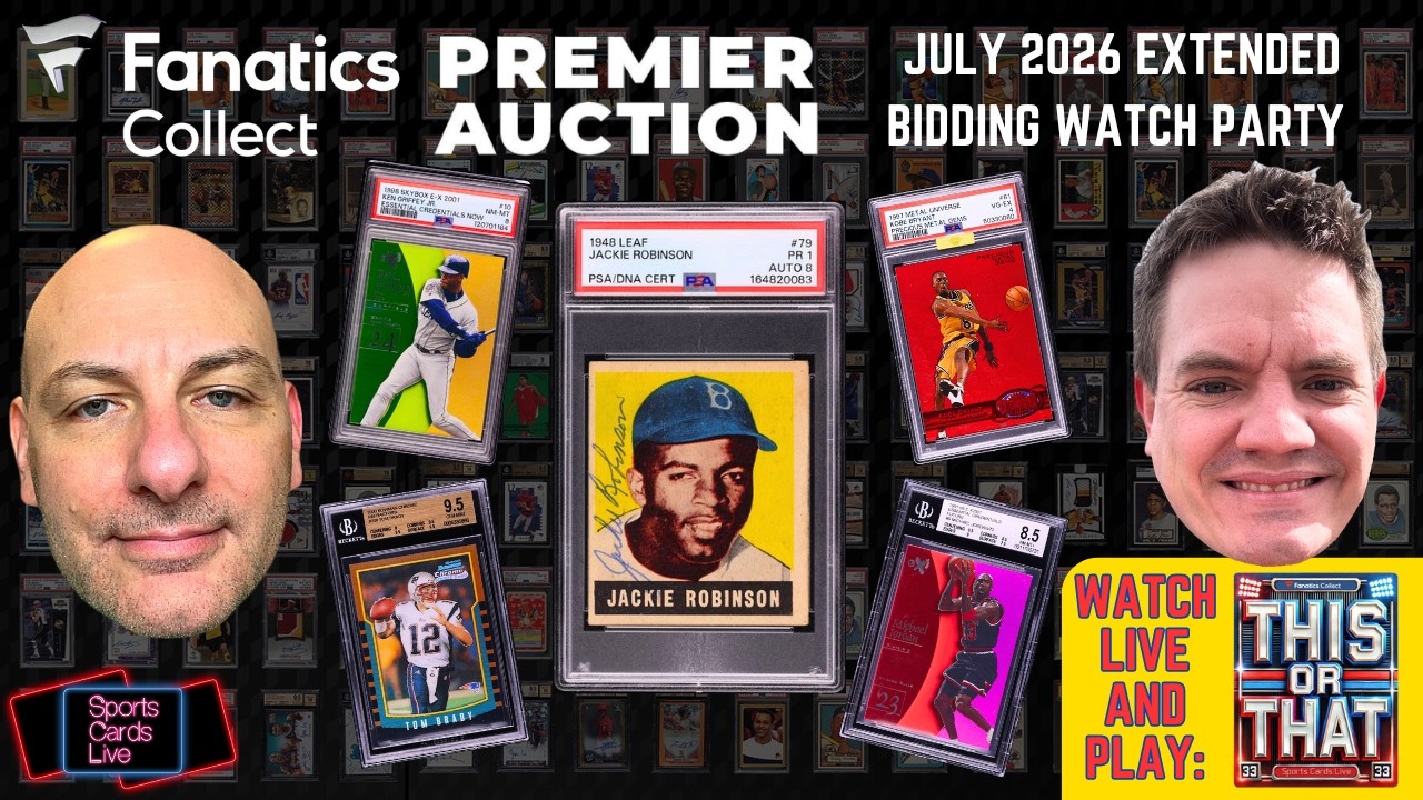 $25M+ Night! + Signed Jackie Leaf Rookie + Kobe PMG | July 2026 Premier Auction