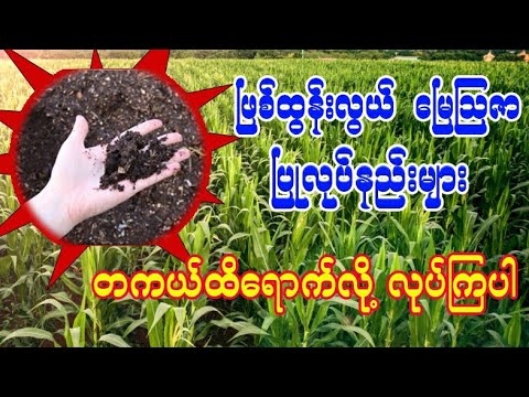 ဇီ၀မြေဩဇာပြုလုပ်နည်း(How to make bio-fertilizer)