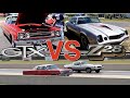 1967 GTX vs 1978 Camaro Z28 - PURE STOCK DRAG RACE