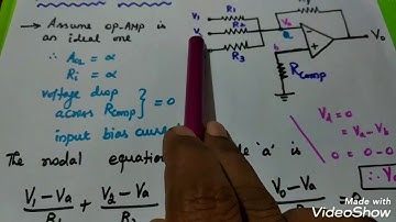 Adder/Summer/ Summing Amplifier/Output Equation / Tamil