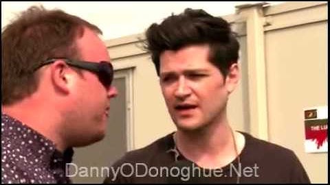 Backstage At T   In The Park before The Script Perform