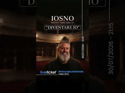Video IOsno – DIVENTARE IO | Tour Estate 2026