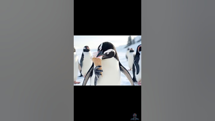 Ice cream Penguin #penguin #icecream #trending #meme #ai