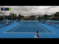 UTR Pro Tennis Series  - Court 6 - Brisbane - Saturday 19th December