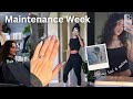 GYM GIRL MAINTENANCE VLOG | nails, hair, self tan, workouts &amp; packing essentials