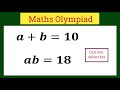 USA|Algebra problem solving|Can you solve this problem|intresting question||