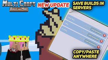 Multicraft New Update How To Copy And Paste Builds | Load And Save On Multicraft | Tech Gamer Hardik