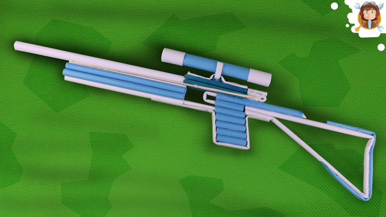 Rifle Brinquedo Arma Espingarda Com Mira Sniper De Caça Nerf