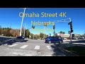 Drive Tour 4K,  Turner Blvd, Omaha, Nebraska, USA