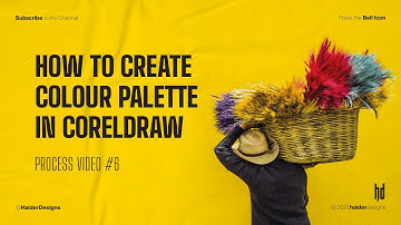 How to create Color Palette in CorelDraw | Generate Colour Palette in CorelDraw 2021 | Color Palette