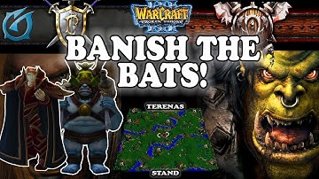 Grubby | Warcraft 3 TFT | 1.30 | HU v ORC on Terenas Stand - Banish the Bats!