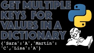 How to get multiple keys for values from a dictionary in Python