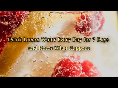 Drink Lemon Water Every Day for 7 Days and Here’s What Happens! You Will Be Surprised (100% working)