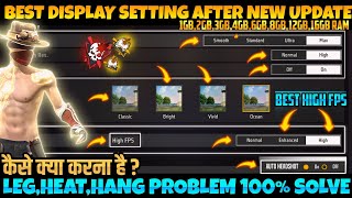 display Setting Free Fire | Pro Player display Setting Free Fire 2024 | Free Fire Setting | FF Max