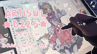 🎀 Artisul D22S review + Draw with me!! ♡ Hello Kitty Emma - Identity V【Clip Studio】