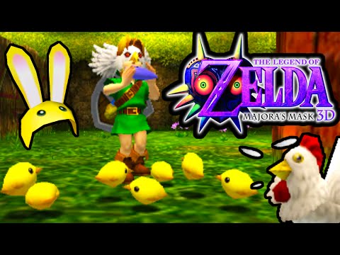 The Legend of Zelda Majora’s Mask 3DS Gameplay Walkthrough Bunny Hood Songs Bottle Thief Bird PART 9