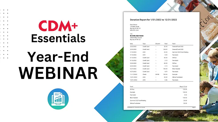 CDM+ Essentials Year End Webinar