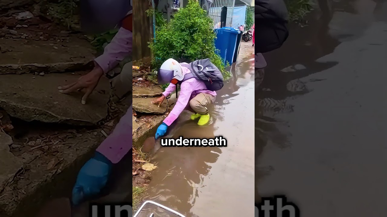 Nobody Fixed The Drain, So He Did