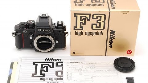 [A- Mint in Box] Nikon F3P Press HP 35mm SLR Film Camera Body From JAPAN 6705