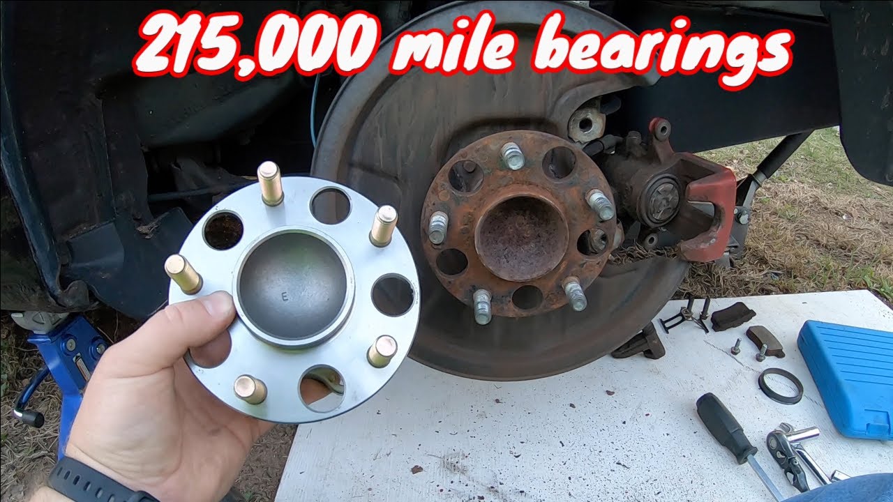 Honda civic si Wheel bearing Replacement DIY (2006 2015 Ex Si) - YouTube