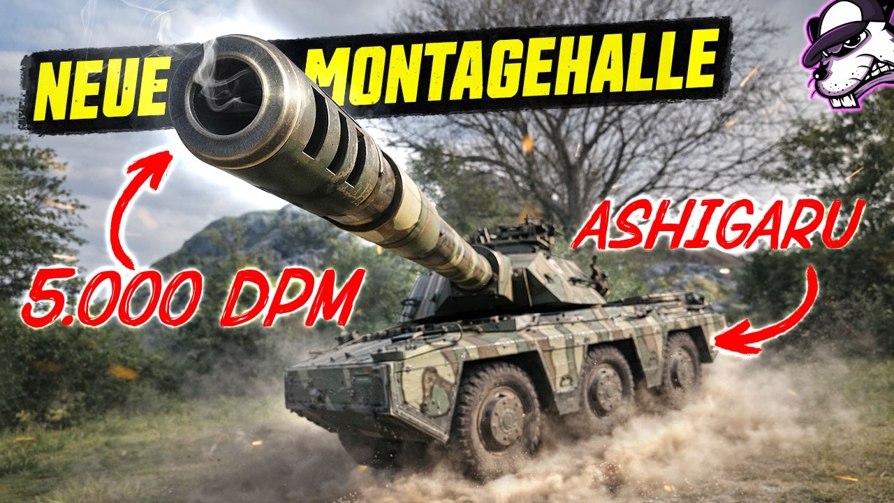 Neue Montagehalle: Was kann der Ashigaru - Papier TD mit 5000DPM! [WoT - Gameplay - Deutsch]