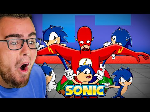 SONIC vs FLASH the RAP BATTLE! (Reaction)