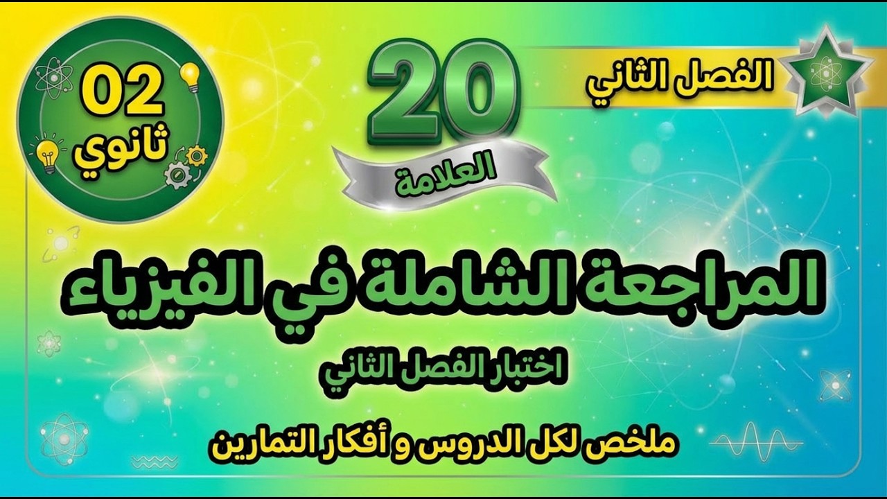 02 ثانوي / تمرين مرشح بقوة للاختبار في الطاقة الداخلية