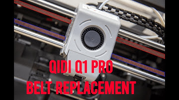 How to replace belts in Qidi Q1 Pro CoreXY