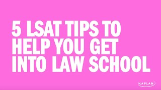 5 LSAT Test Tips to Help You Get Into Law School