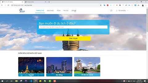 Giới thiệu đồ án website quản lý tour du lịch code thuần php mysql 2020
