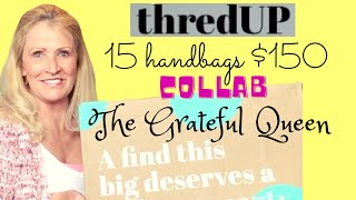 ThredUp Handbag Rescue Unboxing Collab with The Grateful Queen