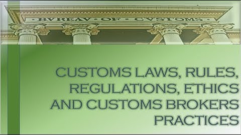 Quiz 14 Customs Law - CMTA