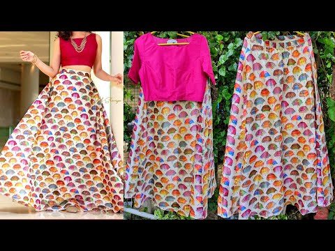 Printed rawsilk skirt top for festival | क्या सोचा था क्या निकला ? online shopping experience | RARA