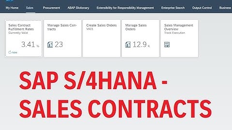 How to Create Sales Contracts in SAP S/4HANA | SAP Sales Contract Fiori