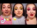 Makeup Inspired By Emojis 💖🏳️‍🌈⭐🐞 TikTok Emoji Makeup Challenge #3