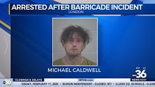 Man arrested after barricade incident