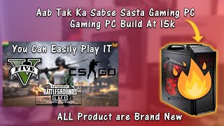 Hindi15000 Rs- Gaming And Editing Pc Build Budget Gamingvideo Editing Pc Build In 2021