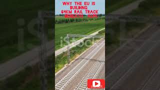 Why The EU Is Building Rail Track Beneayh The ALPS MOUNTAIN. #eurail #austrianrail #europeanrail