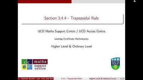 3.4.4 Trapezoidal Rule