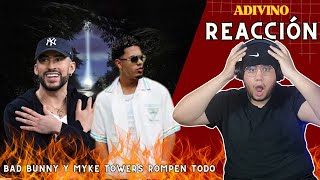 UN PAISA REACCIONA A: Myke Towers, Bad Bunny - ADIVINO (Official Visualizer)