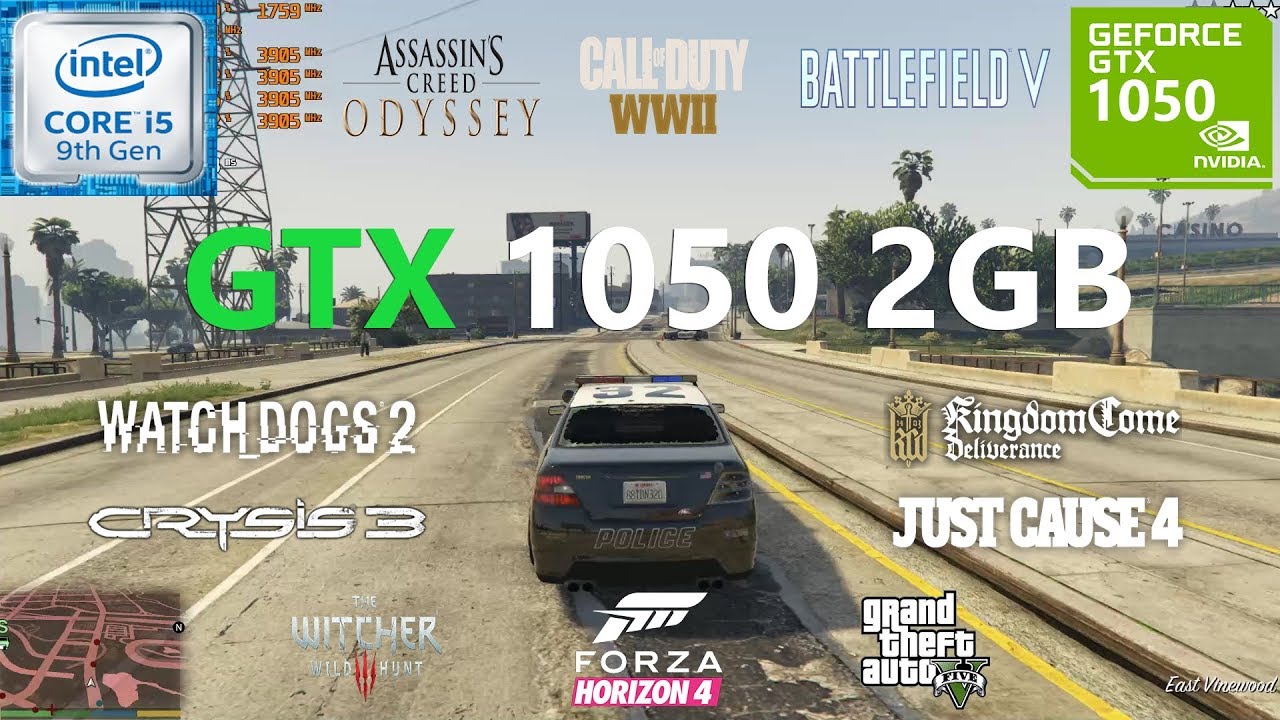 GTX 1050 2GB Test in 11 Games - YouTube