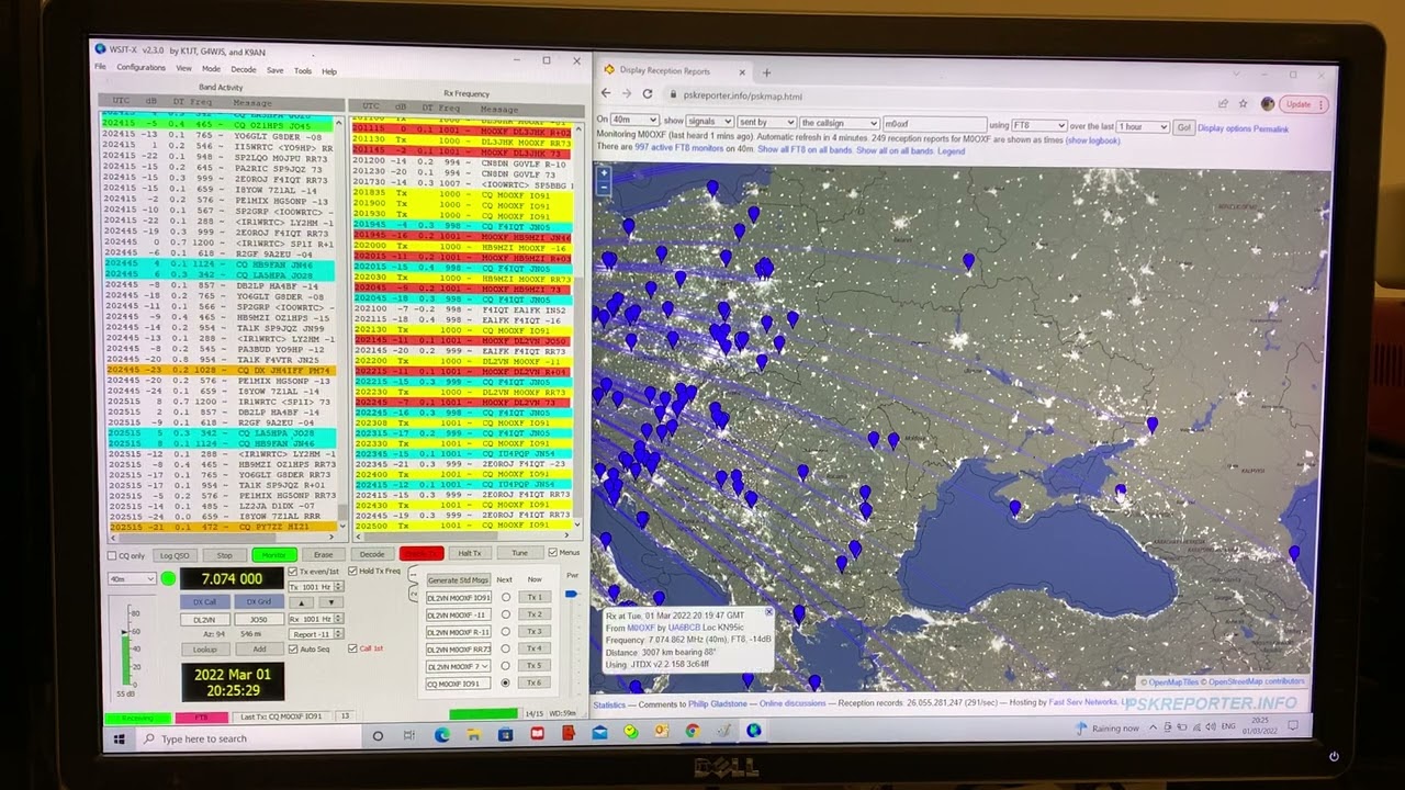 PSK Reporter: no FT8 monitoring in Ukraine - I hope they are listening for news on shortwave instead