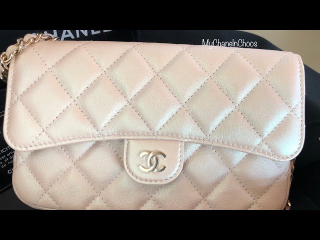 Unboxing Chanel 21S Classic Flap Phone Holder with Chain 