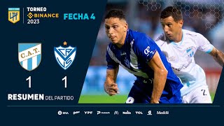 #TorneoBinance 2023 | Fecha 4 | resumen de Atlético Tucumán - Vélez