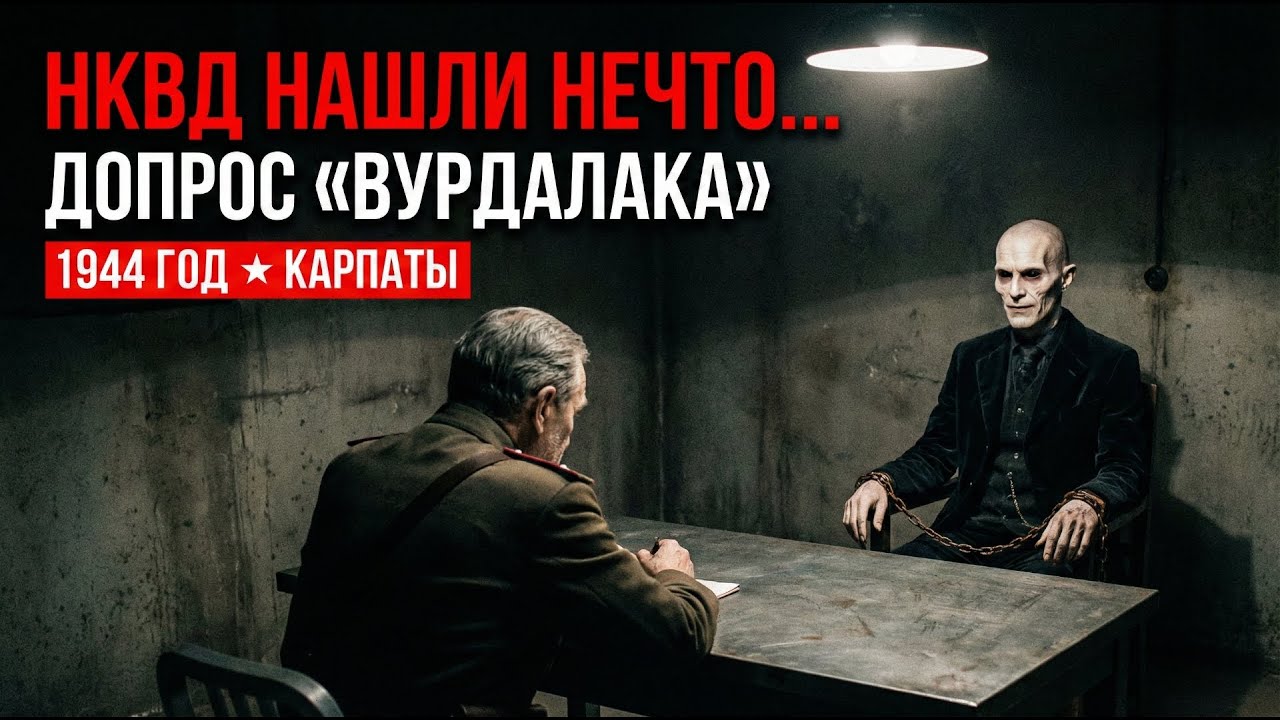 НКВД ДОПРОСИЛИ «ВУРДАЛАКА» В КАРПАТАХ. Он пил не кровь | Секретный архив 1944