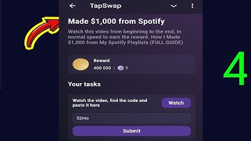 Made $1,000 from Spotify | Tapswap Code