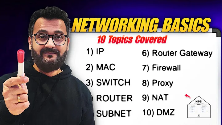 Networking For Beginners - IP Mac Subnet Switch Router DHCP DNS Gateway Firewall NAT DMZ